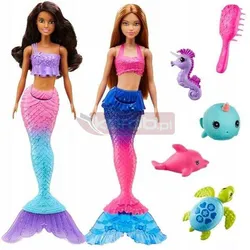 DREAMTOPIA BARBIE РУСАЛКА Набір з 2 ляльок + аксесуари HBW89