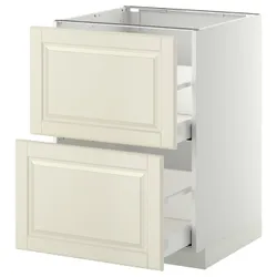 IKEA METOD / MAXIMERA(999.133.82) sz stj 2fr / 2in szu, білий / Bodbyn крем