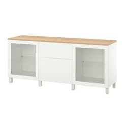 IKEA BESTÅ(594.243.42) поєднання з ящиками, Сіндвік білий / Лаппвікен / Стуббарп білий