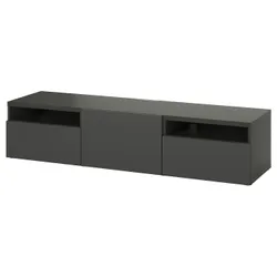 IKEA BESTÅ(795.556.76) Тумба під телевізор, темно-сірий/Lappviken темно-сірий