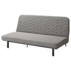 IKEA NYHAMN(193.063.74) 3-місний розкладний диван, з латексним матрацом / Кніса сірий / беж