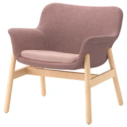 IKEA VEDBO(405.522.21) крісло, Гуннаред яскраво-рожевий