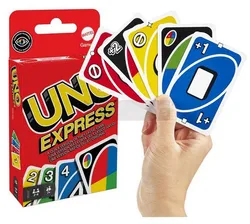 КАРТКОВА ГРА UNO EXPRESS швидка сімейна гра для дітей від 7 років JDF56