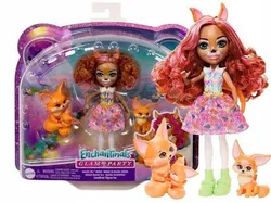 Лялька ENCHANTIMALS FOX FAMILY + 3 лисиці HNT60