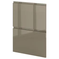 IKEA METOD(795.770.70) 2 фронти для посудомийної машини, Voxtorp Dark -Brown Gloss