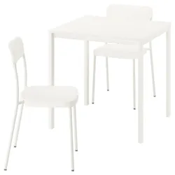 IKEA VIHALS / VIHALS(295.899.33) Стіл та 2 стільці, Білий білий/білий