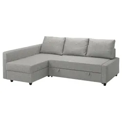 IKEA FRIHETEN(295.170.45) кут із функцією сну, Ферінг світло -сірий
