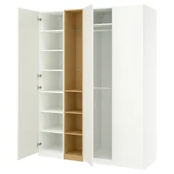 IKEA PAX / FORSAND(396.234.13) комбінований гардероб, білий білий/імітація дуба