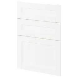 IKEA METOD (494.735.97) 3 передні панелі для посудомийної машини, Enköping білий / імітація дерева