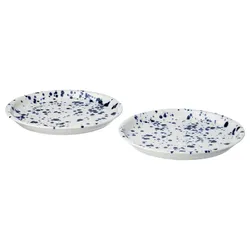 IKEA SILVERSIDA(105.656.92) плита, візерунок/синій