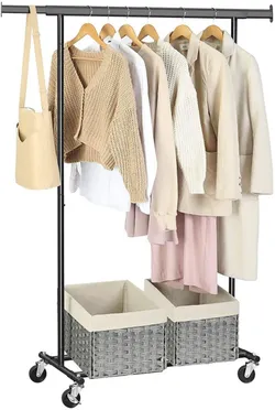 Мобільний одяг вішака Black Loft 160 см