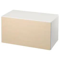 IKEA SMÅSTAD(093.891.62) лавка з контейнером для іграшок, біла / береза