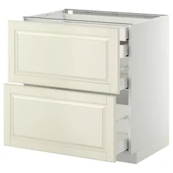 IKEA METOD / MAXIMERA (299.133.90) sz stj 2fr / 2n / wed / w szu, білий / Bodbyn крем