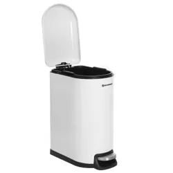 Кошик для ванної кімнати для сміття білий 10 л.