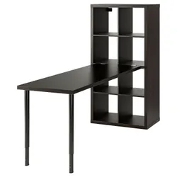 IKEA KALLAX / LAGKAPTEN(294.816.83) стіл, Czarny/czarnybrąz
