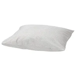 IKEA TÅGVECKLARE(905.442.62) наволочка, білий/темно-сірий