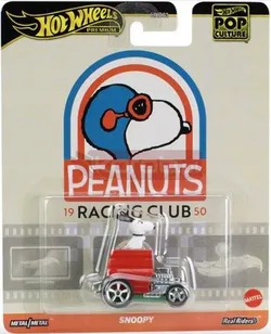 HOT WHEELS ПРЕМІУМ ПОП-КУЛЬТУРА PEANUTS Гонковий клуб Снупі HVJ42