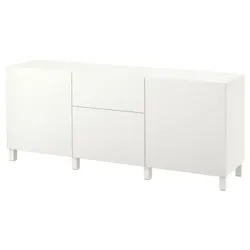 IKEA BESTÅ (791.956.36) поєднання з ящиками, білий / Lappviken / Stubbarp білий