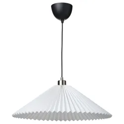 IKEA KUDDLAVA / SKAFTET(096.039.87) підвісна лампа, плісирований білий