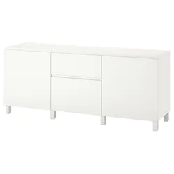 IKEA BESTÅ(894.218.51) поєднання з ящиками, білий / Västerviken / Stubbarp білий