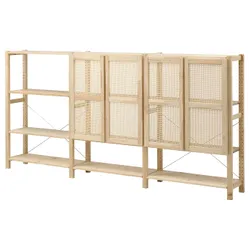 IKEA IVAR(794.034.71) книжкова шафа з дверцятами, сосна