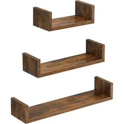 Набір із 3 сільських настінних полиць