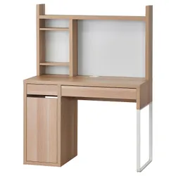 IKEA MICKE(193.955.63) робочий набір, білий морений дуб