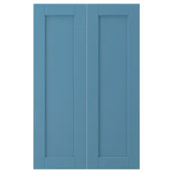 IKEA LERHYTTAN(005.950.05) DRZ SZA NOR 2 PC, блакитний