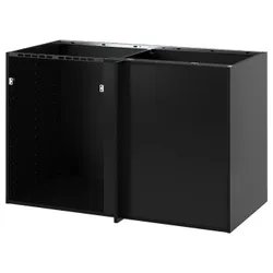 IKEA METOD(305.916.85) Житло гардеробу, чорний сірий