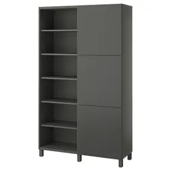 IKEA BESTÅ(995.081.46) комбінація з дверима, темно-сірий/Lappviken/Stubbarp темно-сірий