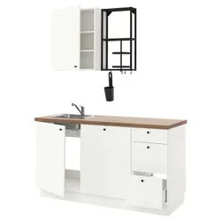 IKEA ENHET (693.373.49) кухня, антрацит / білий
