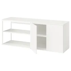 IKEA PLATSA(595.858.58) Відкрита комбінація ракетки з 2 дверями, Білі фонни/білі