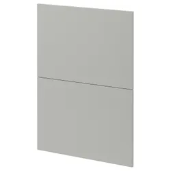 IKEA METOD(495.387.68) 2 фронтальні панелі для посудомийної машини, Хавсторп світло-сірий