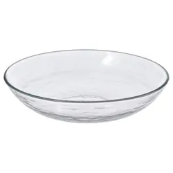 IKEA STRANDKRABBA(106.073.81) глибока тарілка, скляний/прозорий