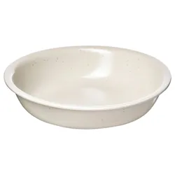 IKEA DAGGASTER(306.078.08) глибока тарілка, в крапках/світлі бежевого