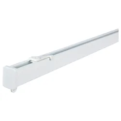 IKEA VIDGA (204.929.16) одинарна планка для штор, в комплекті з стельовим кронштейном /біл