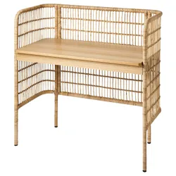 IKEA FRYKSÅS(605.741.04) робочий стіл, ротанг