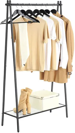 Одяг вішалка чорний горище 153 см