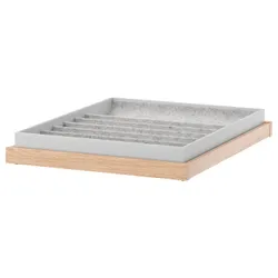 IKEA KOMPLEMENT(192.495.19) висувна полиця зі вставкою, білий морений дуб