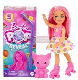 Лялька-сюрприз Barbie Chelsea Pop Reveal з ароматом фруктового соку, 58 кун.
