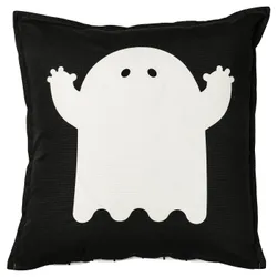 IKEA KUSTFYR(505.995.67) подушка, Візерунок духу білого/чорного