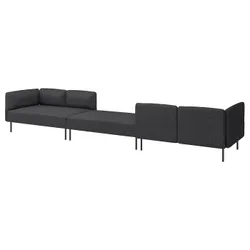 IKEA LILLEHEM(795.362.06) Модульний диван з 6 осіб, Gunnared/Darky Grey Metal