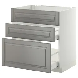 IKEA METOD / MAXIMERA(690.280.54) одна штука від злотих + 3 шт./2 шт, білий / Bodbyn сірий