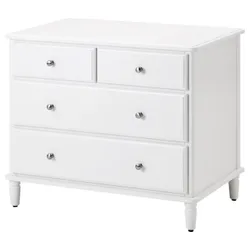 IKEA TYSSEDAL (803.913.25) Комод, 4 ящики, білий