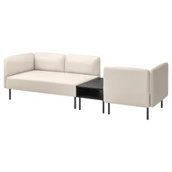 IKEA LILLEHEM(195.362.66) 3-OOS-диван-модуль з бічним столом, Vissle Beige/Metal