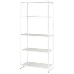 IKEA JOSTEIN(194.372.09) стелаж, вхід/вихід/білий метал