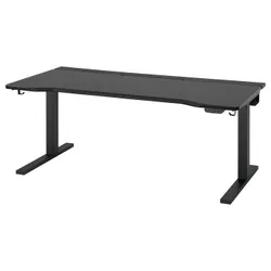 IKEA UTMANING(395.716.83) Ігровий стіл, такий як сидіння/стенд, електричний/чорний