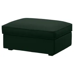 IKEA KIVIK(605.171.61) чохол на підставку для ніг із місцем для зберігання, Талміра темно-зелена