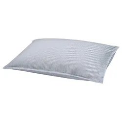 IKEA SOLFIBBLA(006.157.39) подушка, Білий синій/смуги