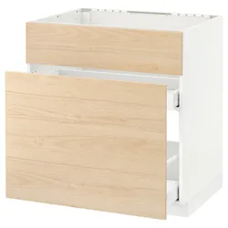 IKEA METOD / MAXIMERA(692.158.47) одна штука від злотих + 3 шт./2 шт, білий / Askersund світлий попелястий малюнок